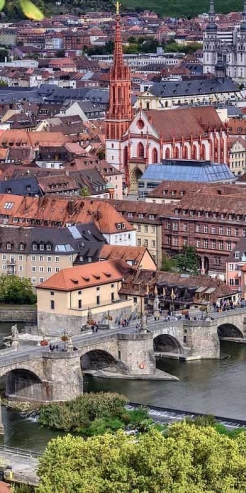 Bicycles parked in Wurzburg