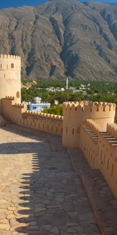 Scenic walking view in Muscat