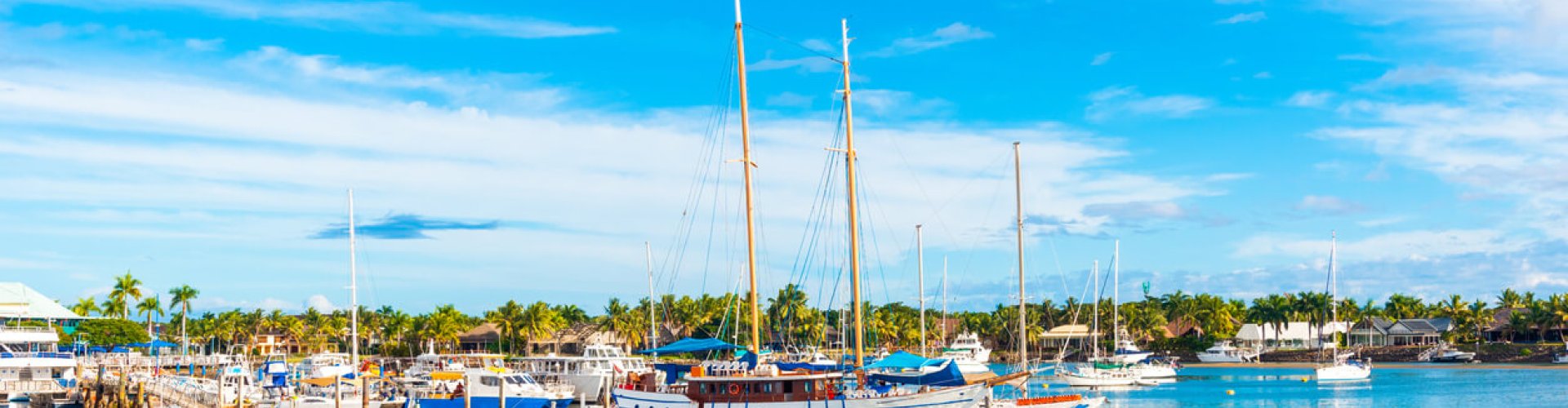 Sunset over Nadi beachfront
