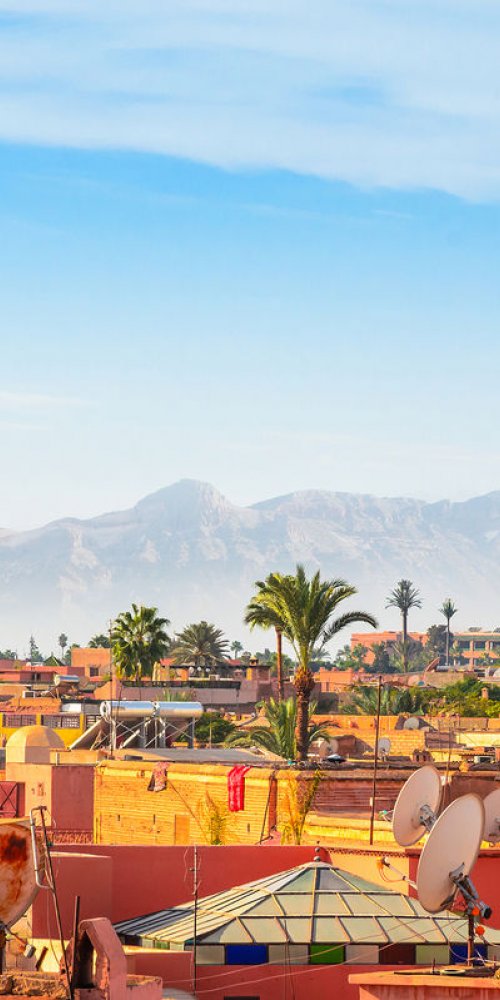 Local street scene in Marrakech