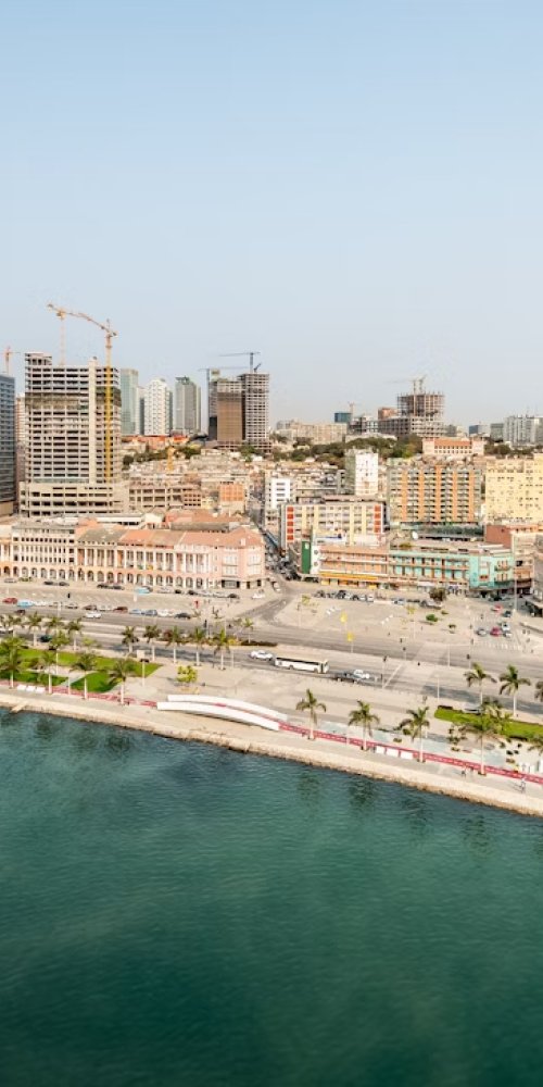 Bicycles by the Luanda waterfront