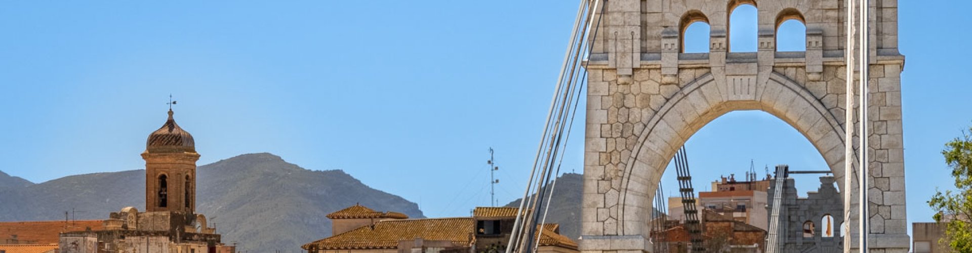 Scenic landscape of Amposta, ES