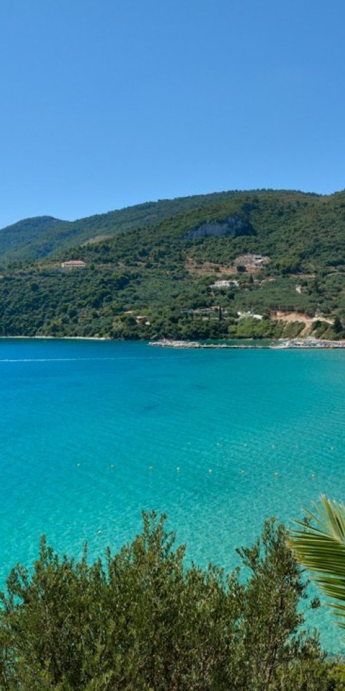 Scenic view around Limni Keri