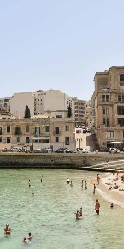 View of Valletta from the harbour