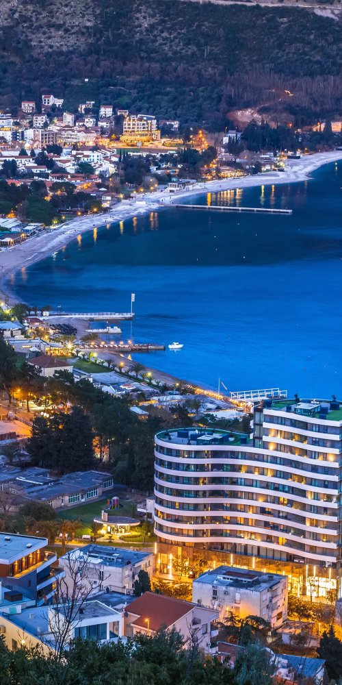 Budva coastal view