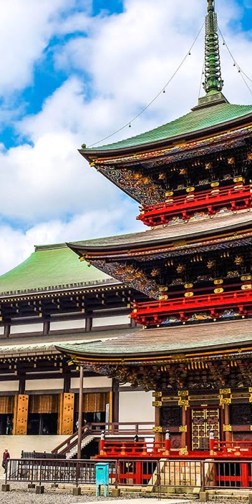 Scenic walking path in Chiba, JP
