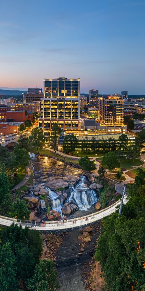 Bicycles and river in Greenville, NC