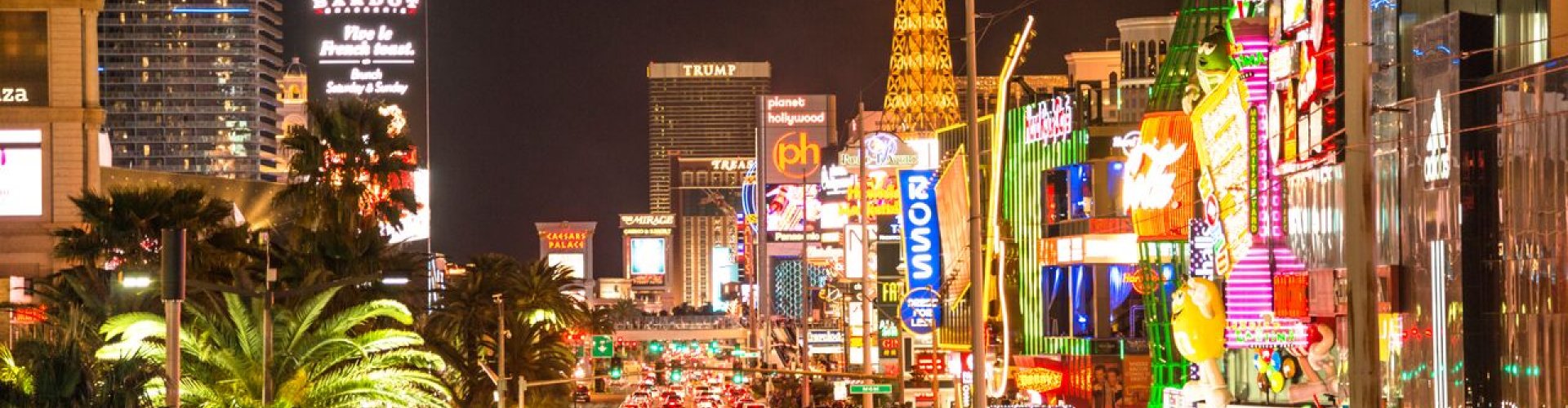 Las Vegas cityscape at night