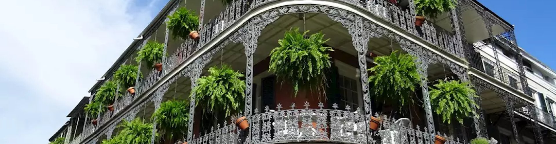 Sunset view of New Orleans cityscape