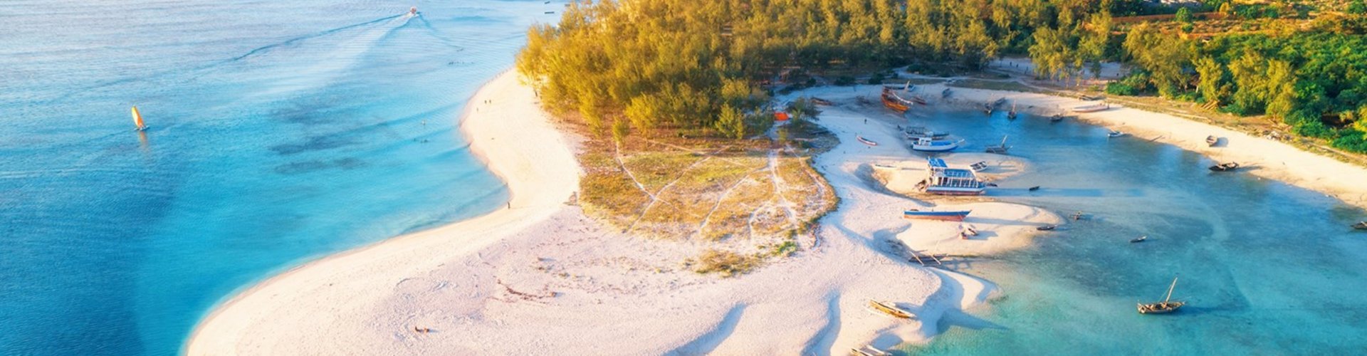 Zanzibar street sunset
