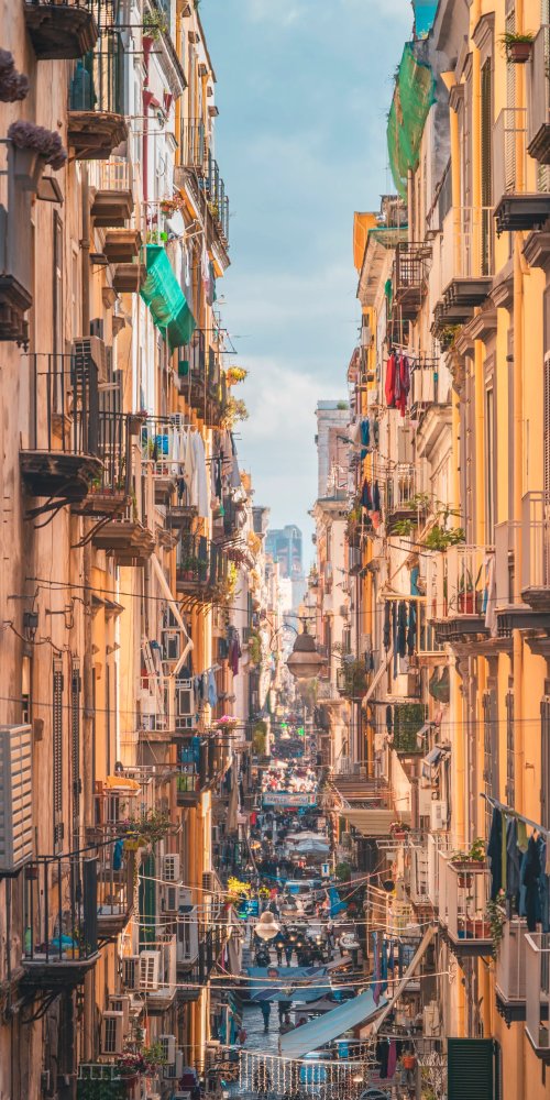 Biking in Naples, IT