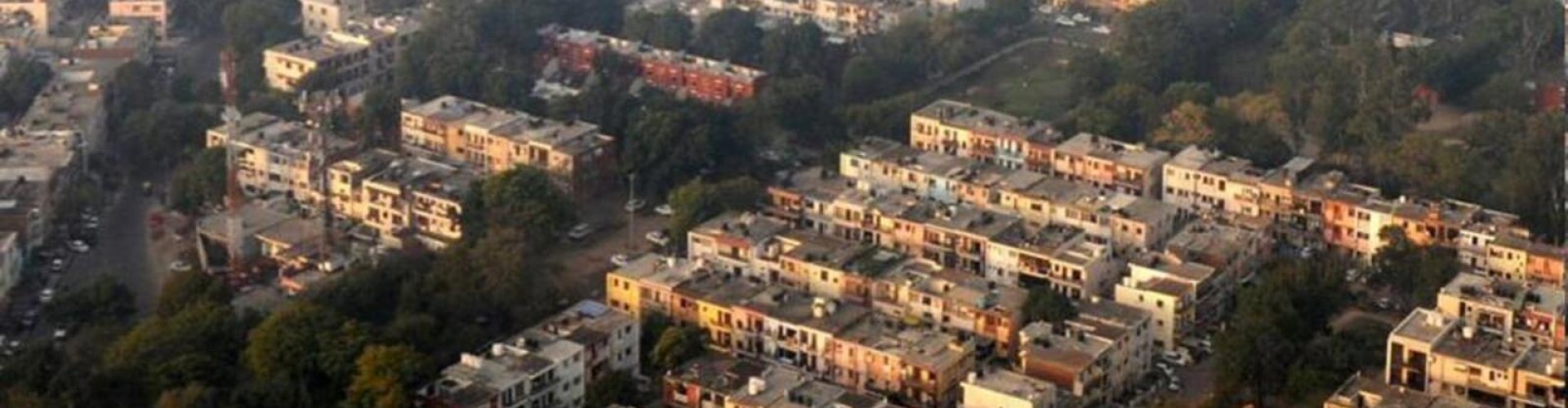 Chandīgarh sunset skyline
