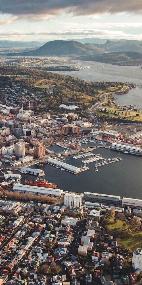 Hobart walking and bike routes