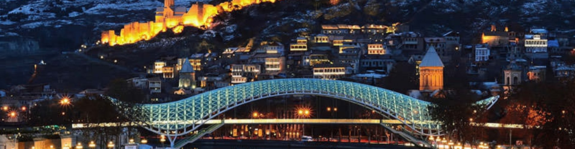 Tbilisi City panoramic view