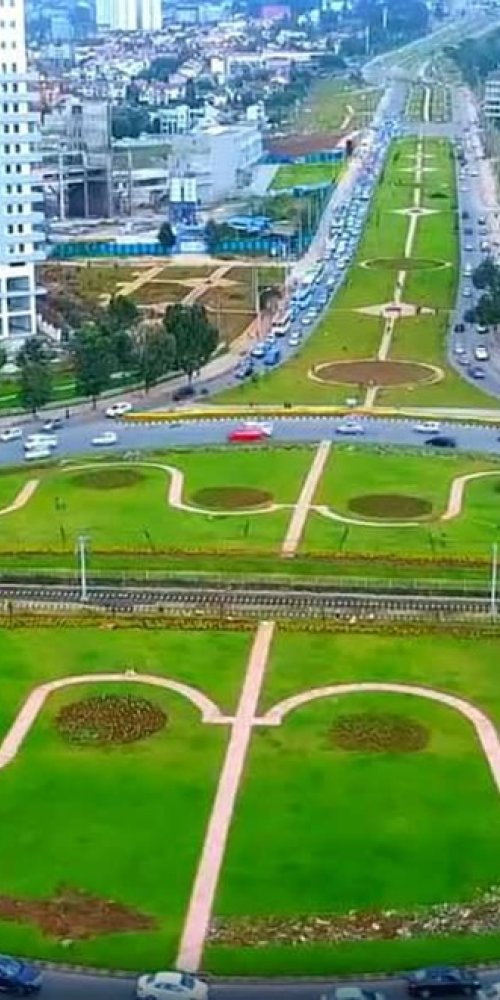 Local cycling in Addis Ababa