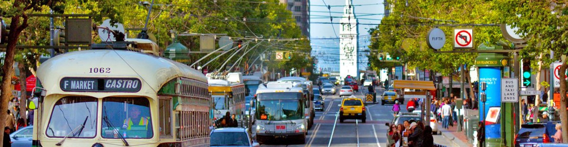 San Francisco cityscape at sunset
