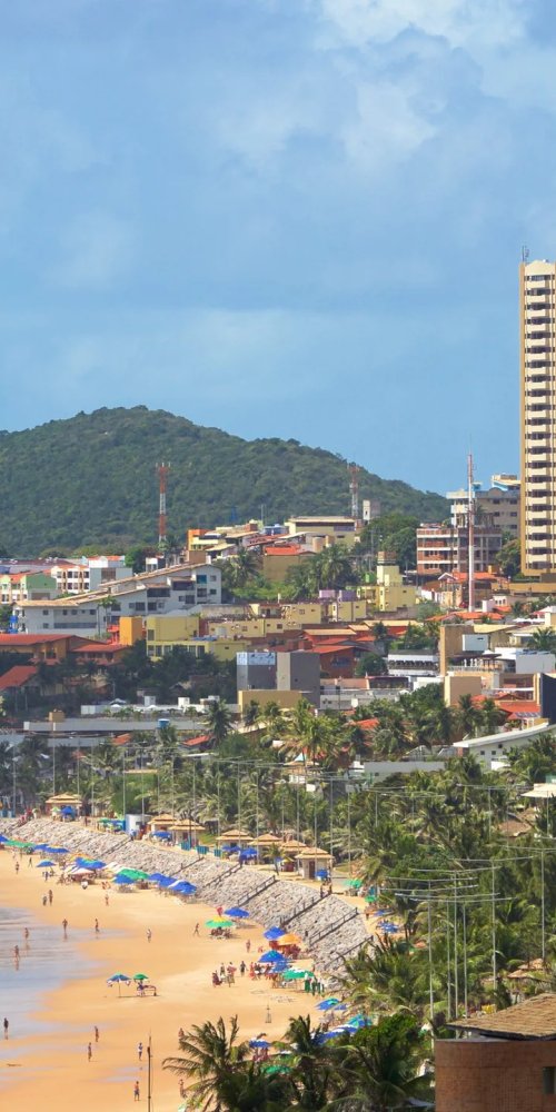 Scenic view of Ponta Negra