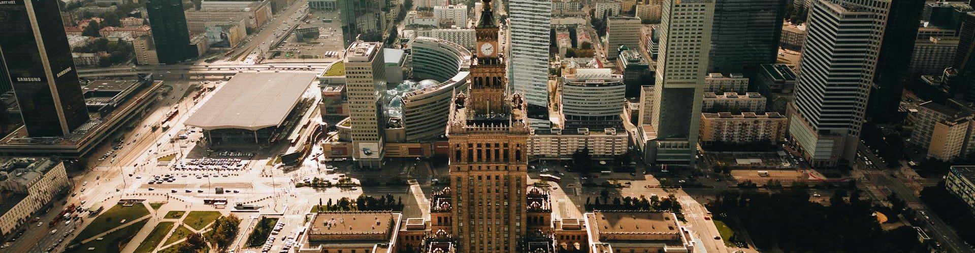 Walking tour in Warsaw, PL