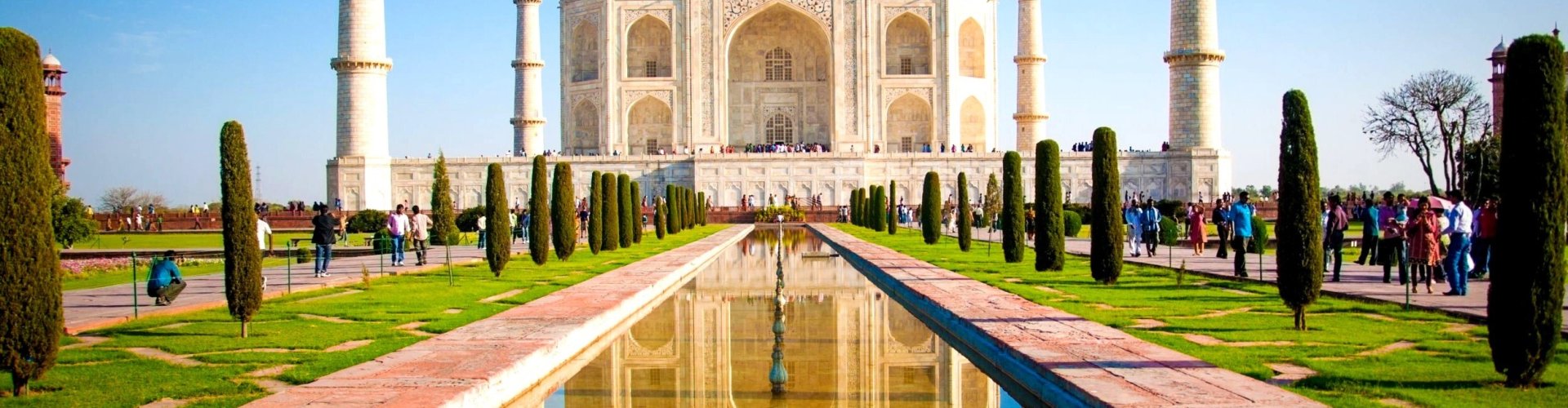 Evening view of Agra skyline