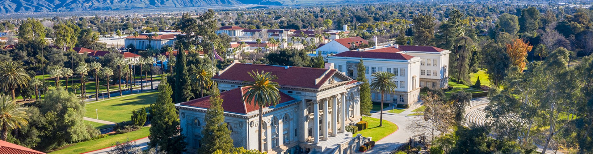 Sunset over Redlands skyline