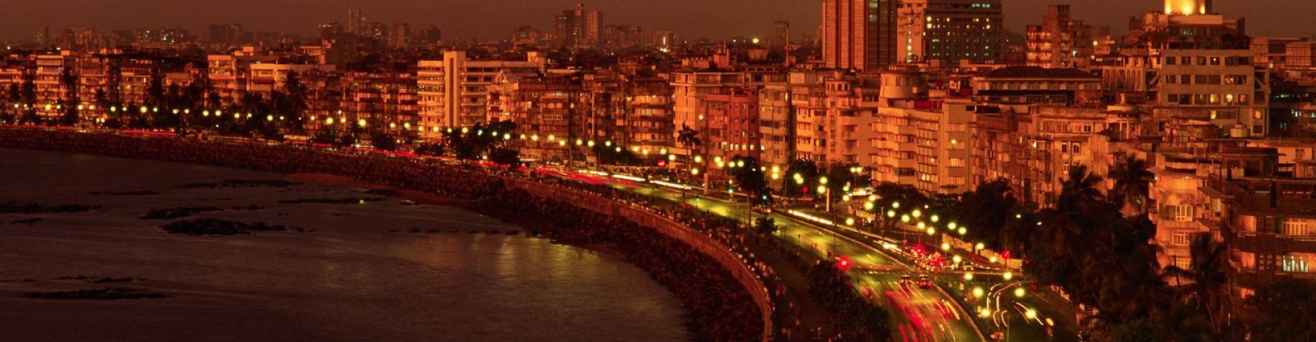 Mumbai cityscape at dusk